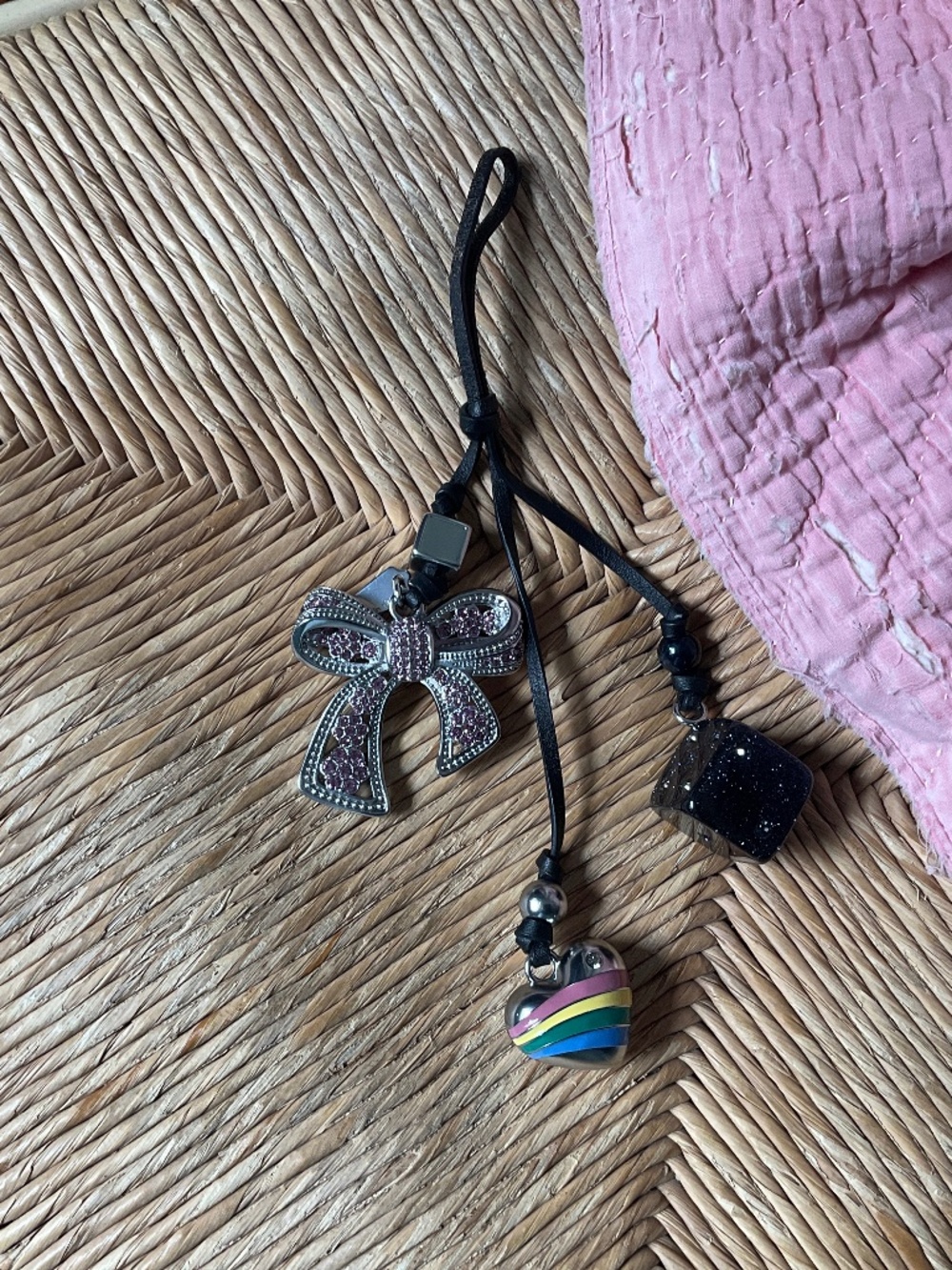 Coach bag charm